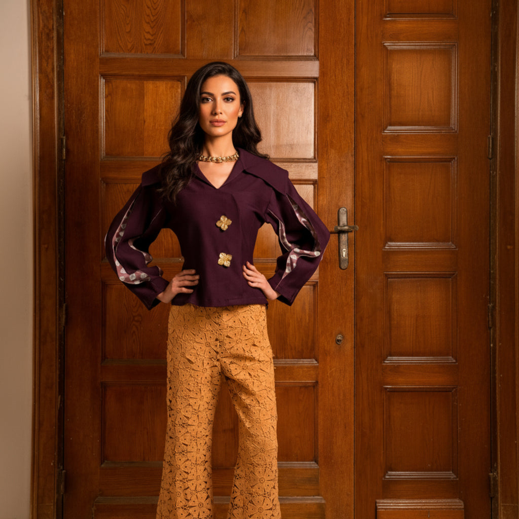 Royal Bloom Top