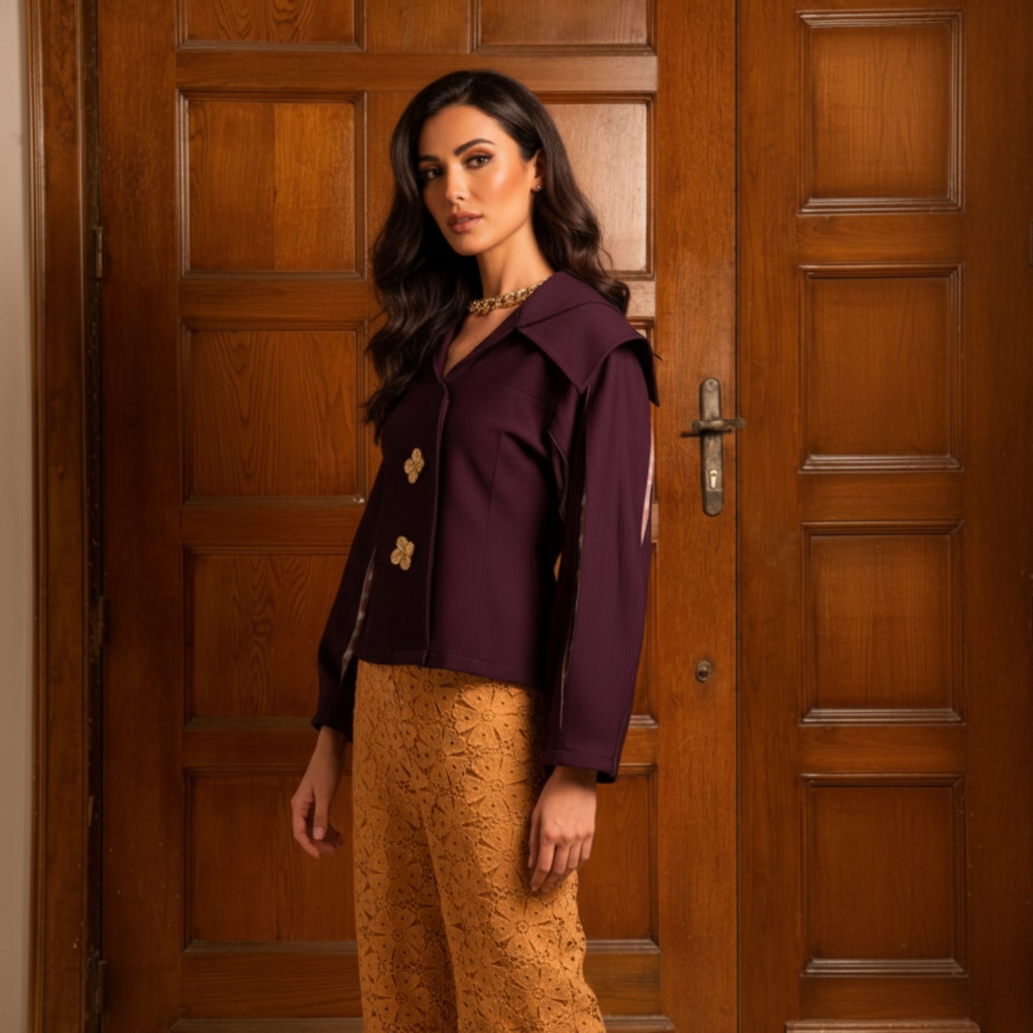 Royal Bloom Top