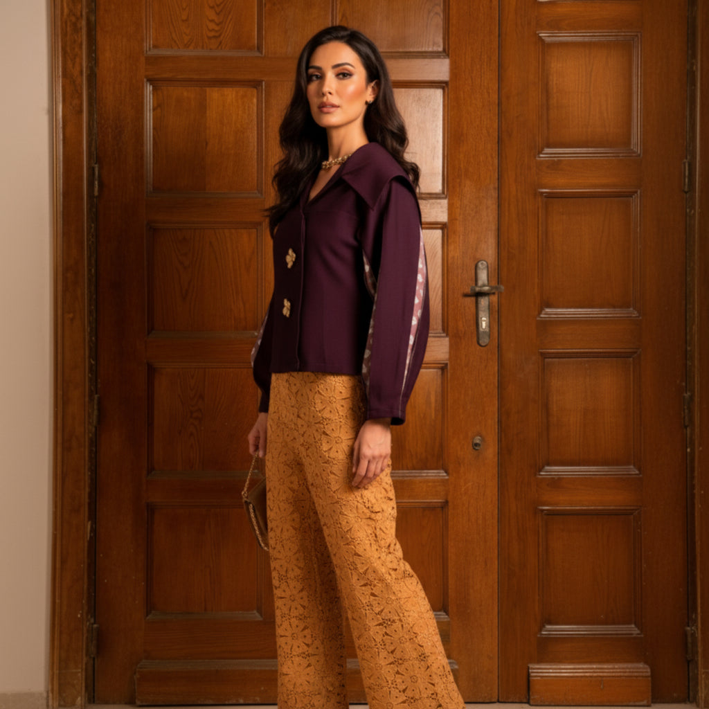 Royal Bloom Top
