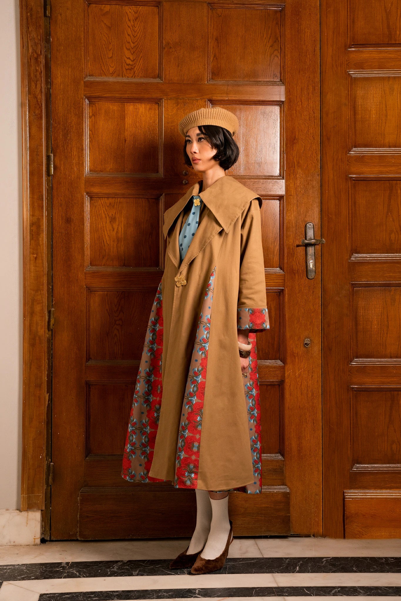 Imperial Camel Trench Coat