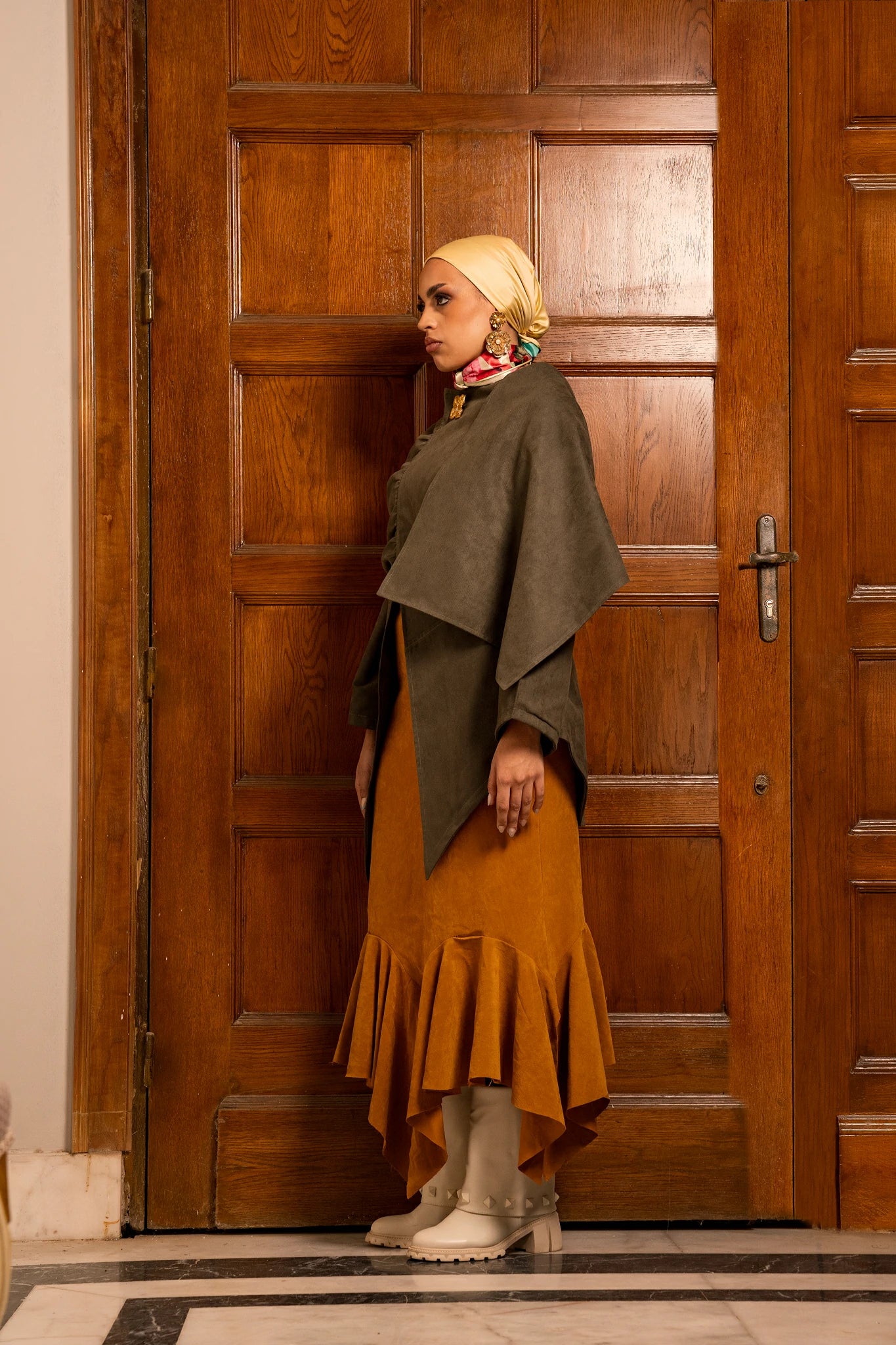 Olive Empress Cape