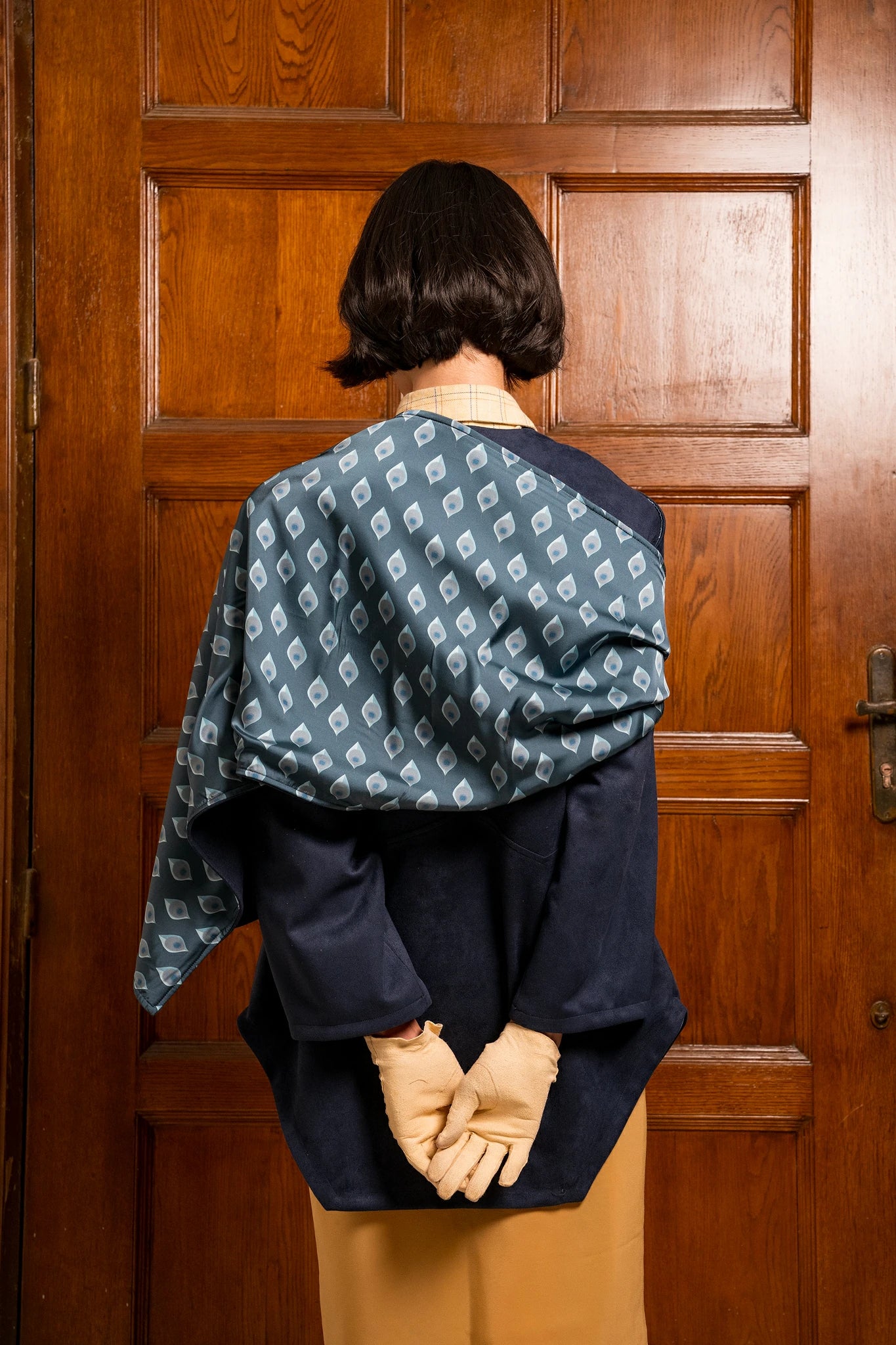 Dark Blue Empress Cape